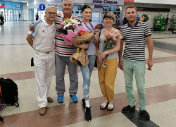 Вице-чемпионку Европы по легкой атлетике Валерию Воловликову встретили с цветами и овациями 