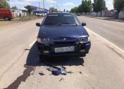 На 2-й Бетонной в Волгодонске произошло ДТП с участием ВАЗа и "Хендай Солярис"