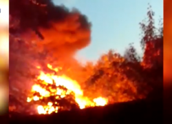 Мужчина получил ожоги при пожаре в селе Дубовское 