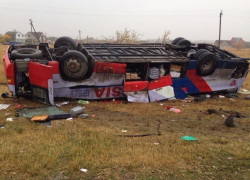 Новые подробности ДТП на трассе Цимлянск-Волгодонск, в котором перевернулся пассажирский автобус