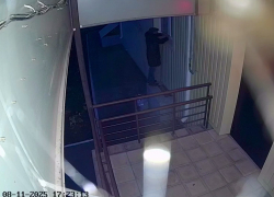 Невозмутимый вор похитил москитную сетку с окна дома на улице Кошевого и скрылся в вечернем сумраке