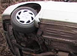 Молодая женщина и ребенок опрокинулись в автомобиле на трассе «Ростов-Волгодонск»