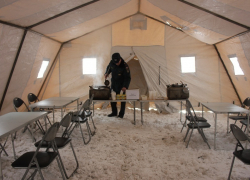В Морозовском районе установили пункты питания и обогрева для водителей