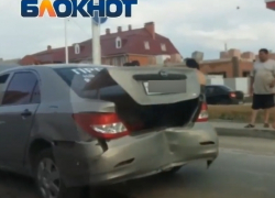 Последствия серьезного ДТП с участием четырех машин на Степной попали на видео