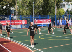 В Волгодонске открыли новую спортплощадку для 5 видов массовых игр