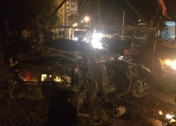 В Волгодонске водитель «Хонды» насмерть сбил велосипедиста, угробил машину и попал в больницу