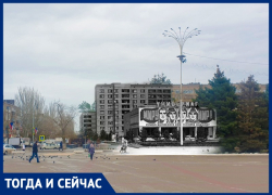 Как выглядели улица Думенко и площадь Победы без торговцев и базаров 40 лет назад