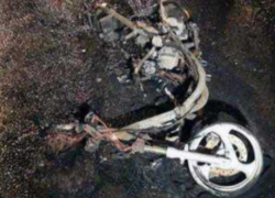 В Волгодонске на проспекте Курчатова сгорел скутер