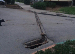 Открытый ливневый сток представляет опасность для волгодонцев