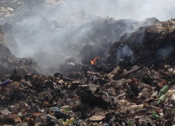 В Волгодонске горит полигон твердых бытовых отходов, краснояровцы задыхаются