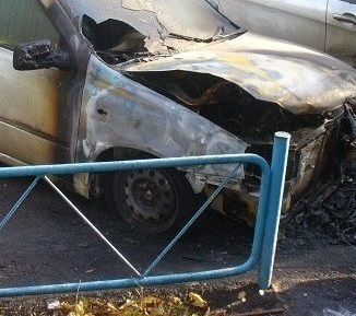 В Волгодонске сгорел очередной легковой автомобиль