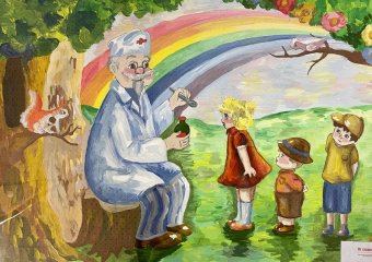 Юные художники Волгодонска нарисовали картины для больных людей