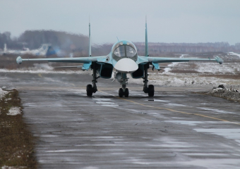  Авиаполк в Морозовске получил последний бомбардировщик Су-34