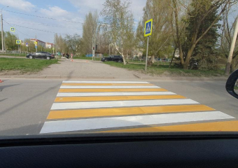 До конца мая в Волгодонске будут обновлять дорожную разметку 