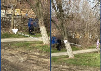 «Он стоял на коленях и справлял нужду»: в Морозовске пьяный мужчина на глазах у детей справлял нужду у тротуара