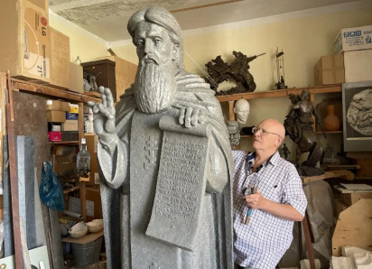 Частный меценат заказал памятник Сергия Радонежского в Белгородскую область волгодонскому скульптору Дердиященко