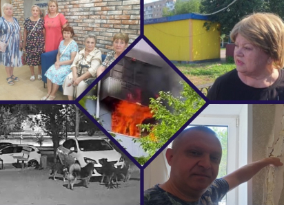 Страшный пожар, дом с большими трещинами и стаи собак: главные новости недели