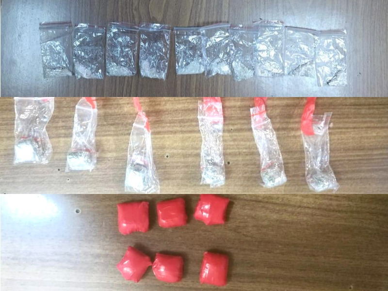Шесть свертков с марихуаной и десять пакетов с «синтетикой» изъяли полицейские у двух волгодонцев