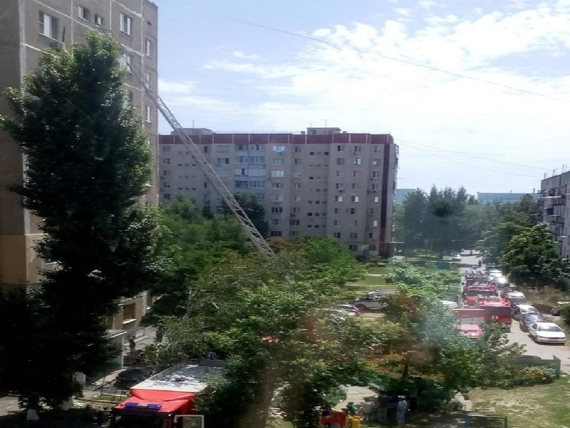 Стала известна причина пожара в многоэтажном доме на Гагарина