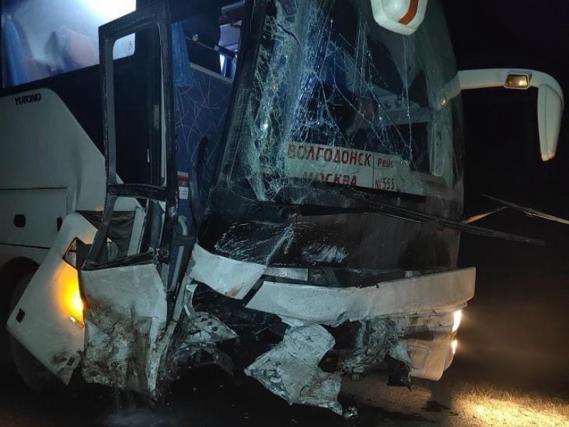 ДТП с рейсовым автобусом «Москва-Волгодонск» произошло в Тацинском районе