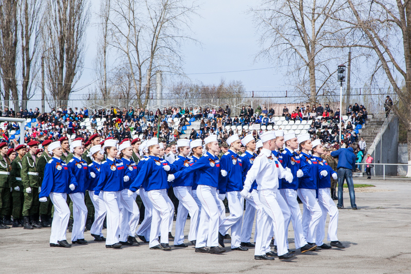 Все участники конкурса строевой песни примут участие в параде Победы в Волгодонске
