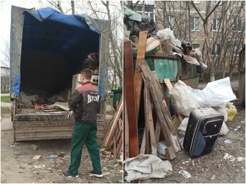 Волгодонцев, выбрасывающих мусор незаконно, поймали с поличным