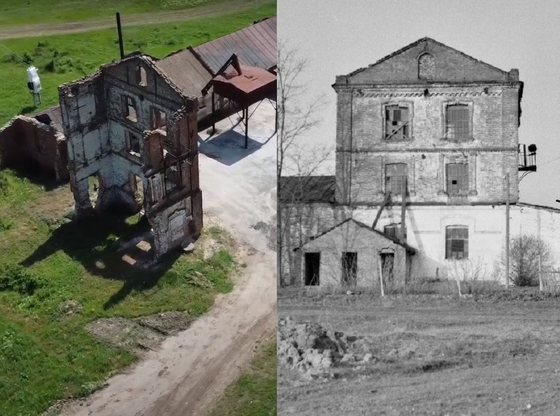 Как выглядела парамоновская мельница в Хорошевской до тотального разрушения