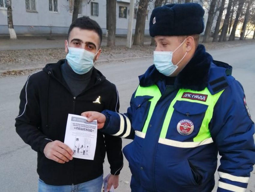 Пешеходов Волгодонска проверили на соблюдение ПДД 