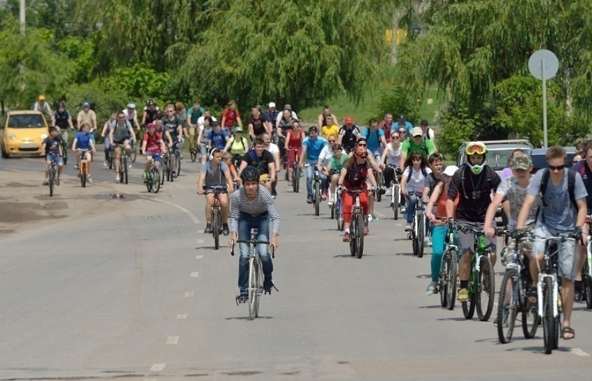 В Волгодонске состоялся общегородской велопробег