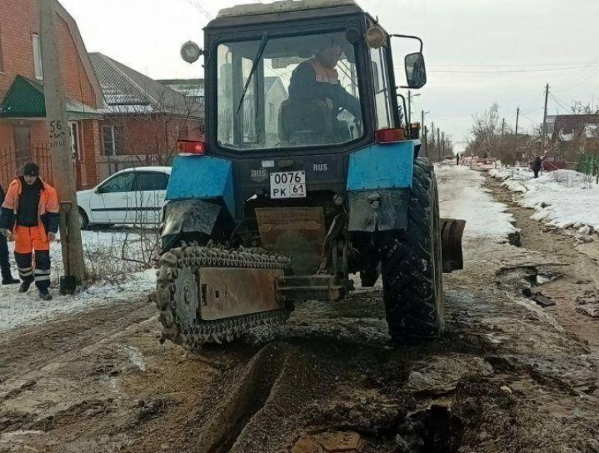 Коммунальная авария в Цимлянске отключила больше десяти улиц от водоснабжения