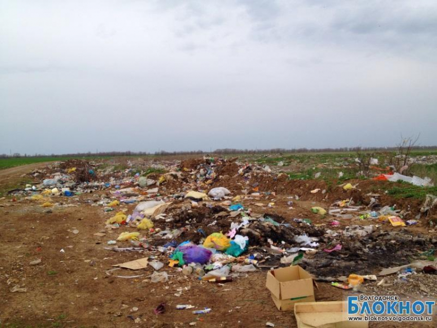 В Волгодонске Жуковское шоссе превратили в мусорную свалку