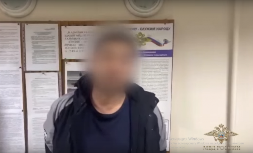Появилось видео жесткого задержания напавшего на девушку из Волгодонска жителя Калмыкии