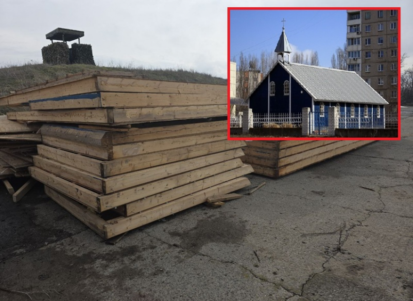 Остались только доски: построенный на немецкие деньги католический костел из Волгодонска разобрали для нужд СВО