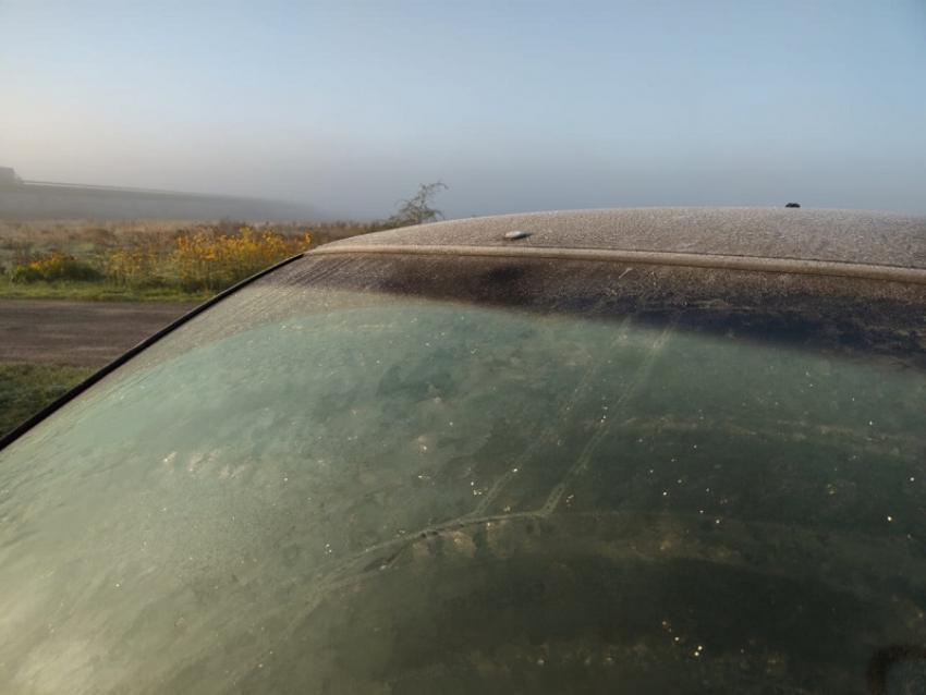Первые заморозки и выпадение инея зафиксировали в окрестностях Волгодонска