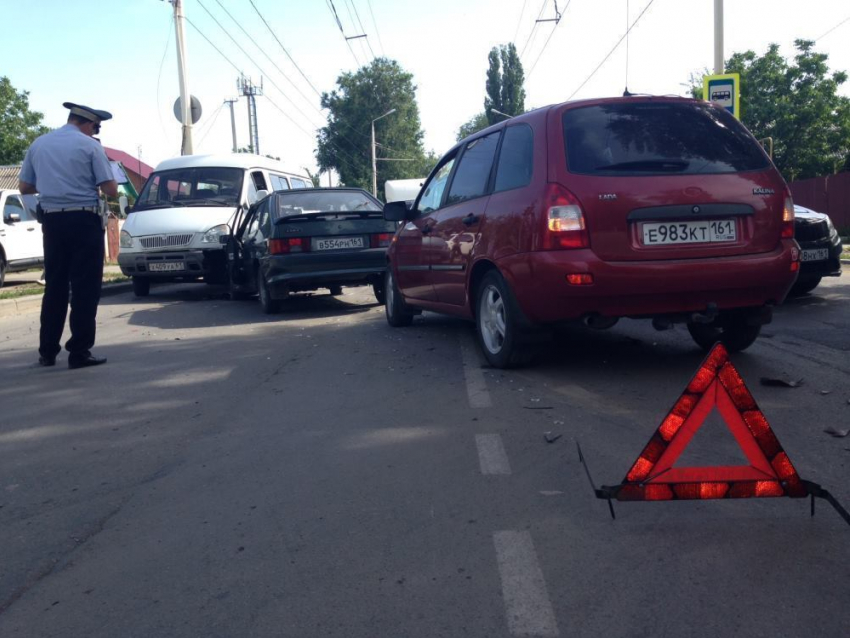 Утро 5 июня в Волгодонске началось с тройного ДТП