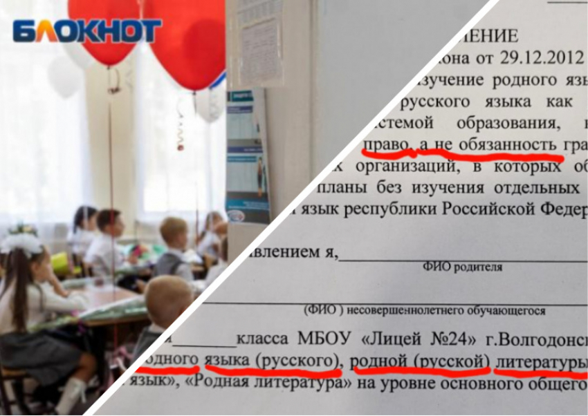 «Это диверсия! Как можно отказаться от родного русского языка?»: волгодонцы заподозрили школу в заговоре