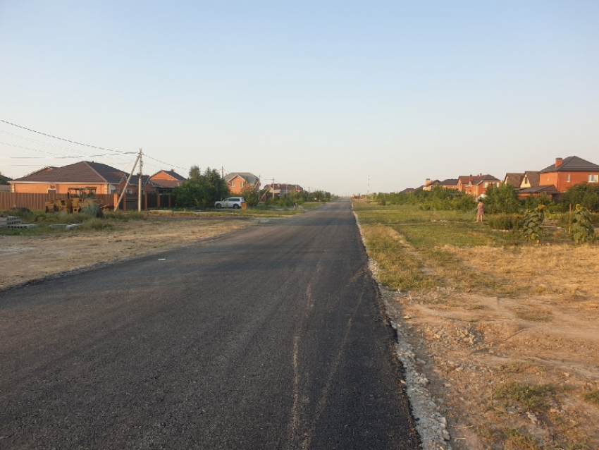Впервые за несколько лет в Волгодонске заасфальтировали новую улицу