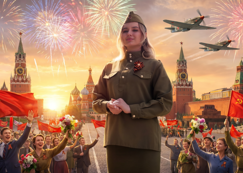 Отличную погоду на День Победы пообещала волгодонцам Нинка Картинка