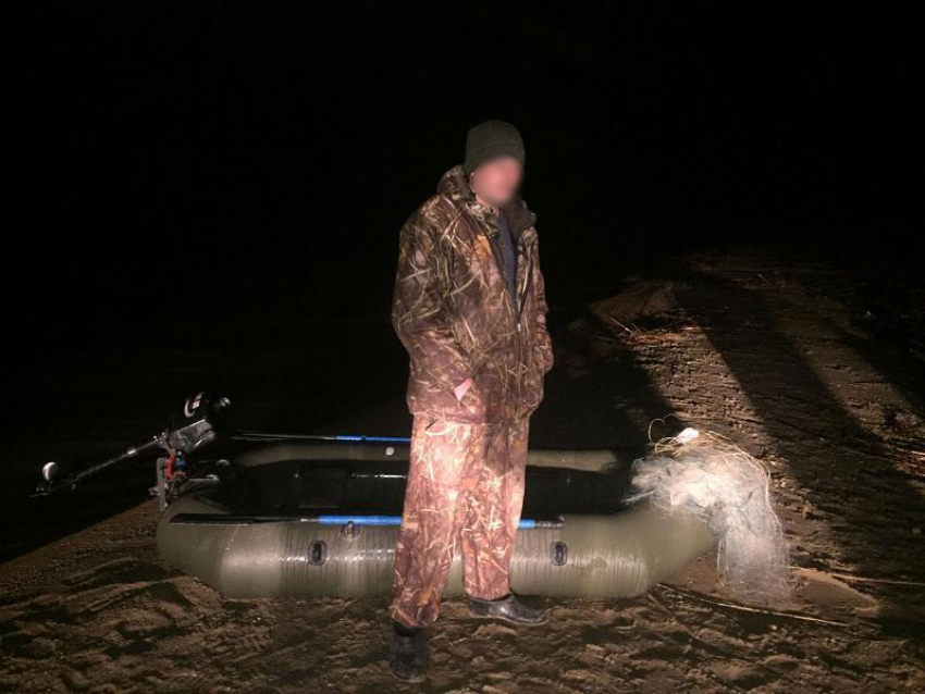 30-летний браконьер был пойман на берегу Цимлянского водохранилища