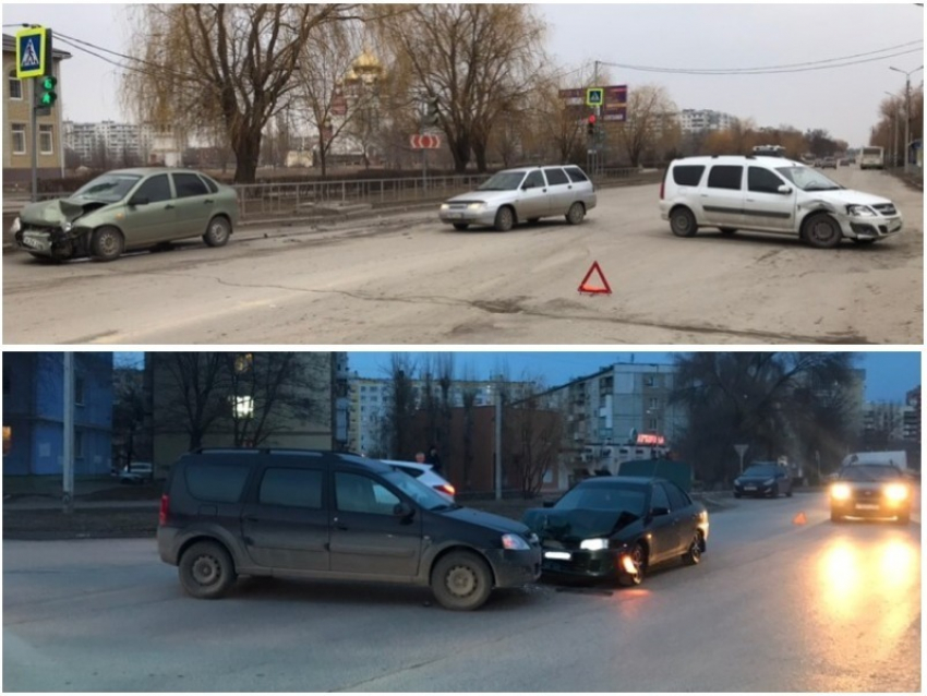 С аварии с участием «Лады Ларгус» начался и закончился день 6 марта в Волгодонске