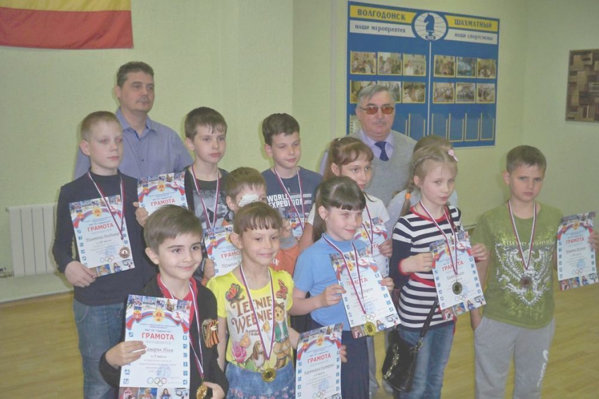 50 маленьких шахматистов приняли участие в шахматном турнире в Волгодонске