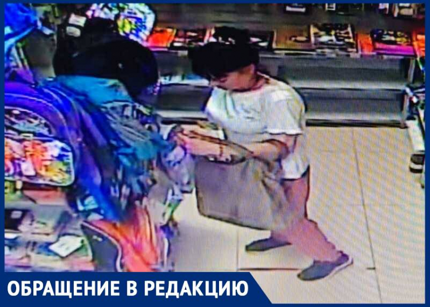 Дерзкая воровка похитила дорогие карандаши в магазине канцтоваров 