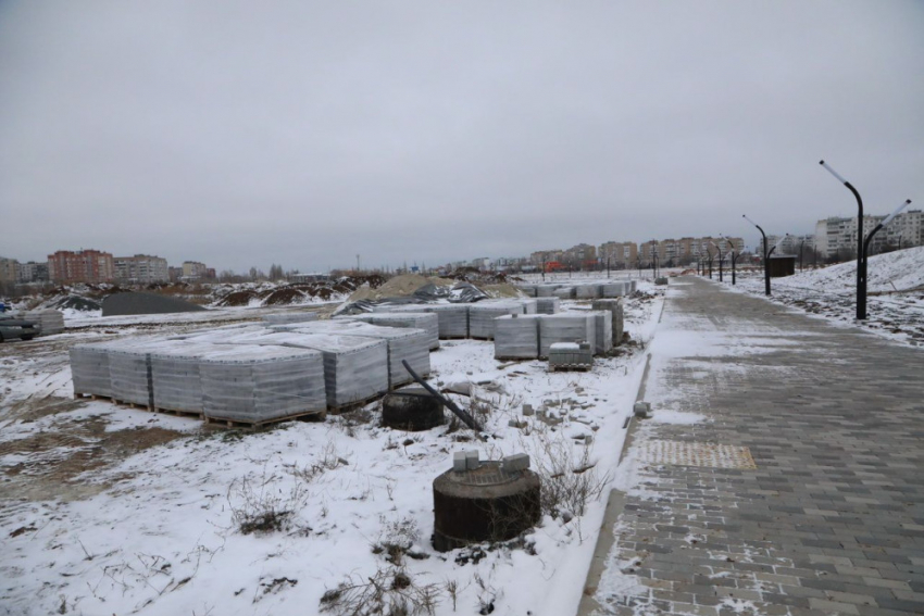 Парк Молодежный в Волгодонске будут достраивать при помощи обогревателей и тепловых шатров