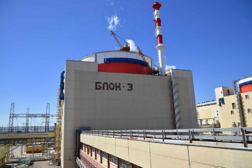Третий энергоблок Ростовской АЭС заработал после планового ремонта