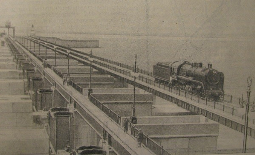 67 лет назад рядом с Цимлянской ГЭС прошел первый поезд