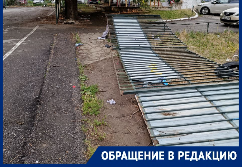 Обрушился забор и упало дерево: жители в ужасе от состояния бесхозной спортивной площадки