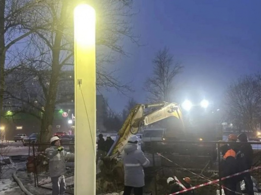 Ремонт аварийной тепломагистрали на проспекте Мира завершен