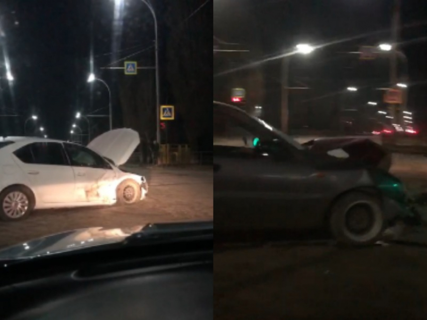 Серьезное ДТП с участием двух иномарок произошло в Волгодонске возле пиццерии «Камин»