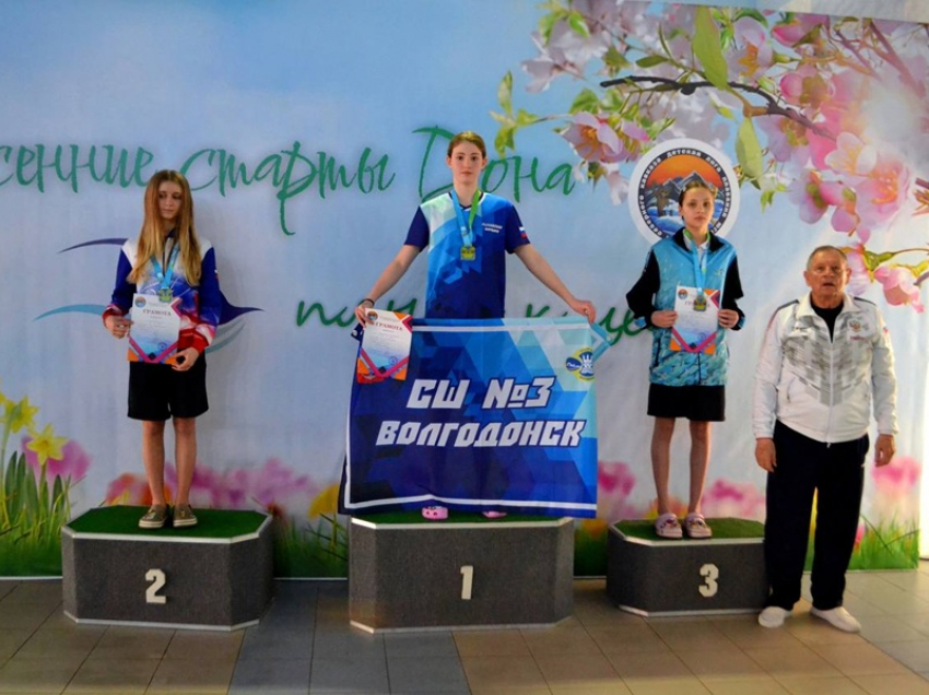 Юные пловцы Варвара Рыковская, Ярослав Лобкарев, Елизавета Пашигорова  и Матвей Никитин одержали победы на «Весенних стартах Дона»