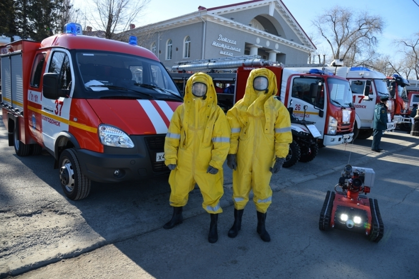 Современную спасательную технику продемонстрировали в Волгодонске 